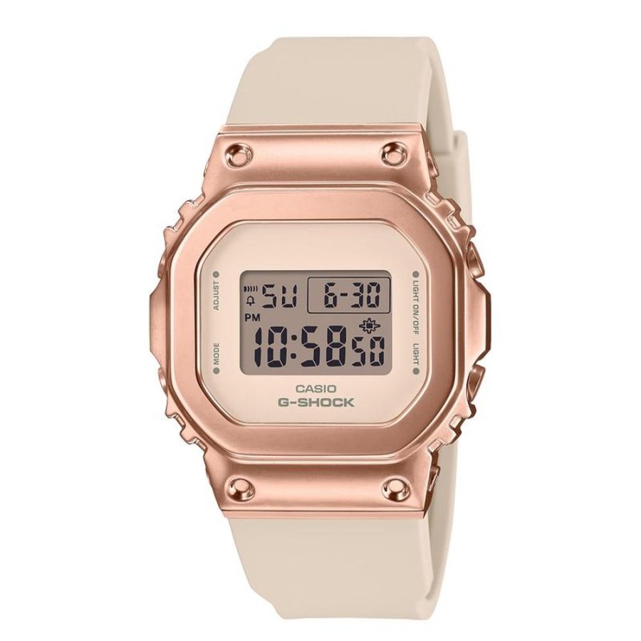 Watches G-Shock | Digital Pink Resin Band Watch