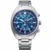 Watches Citizen | Classic Blue Dial Chronograph Watch