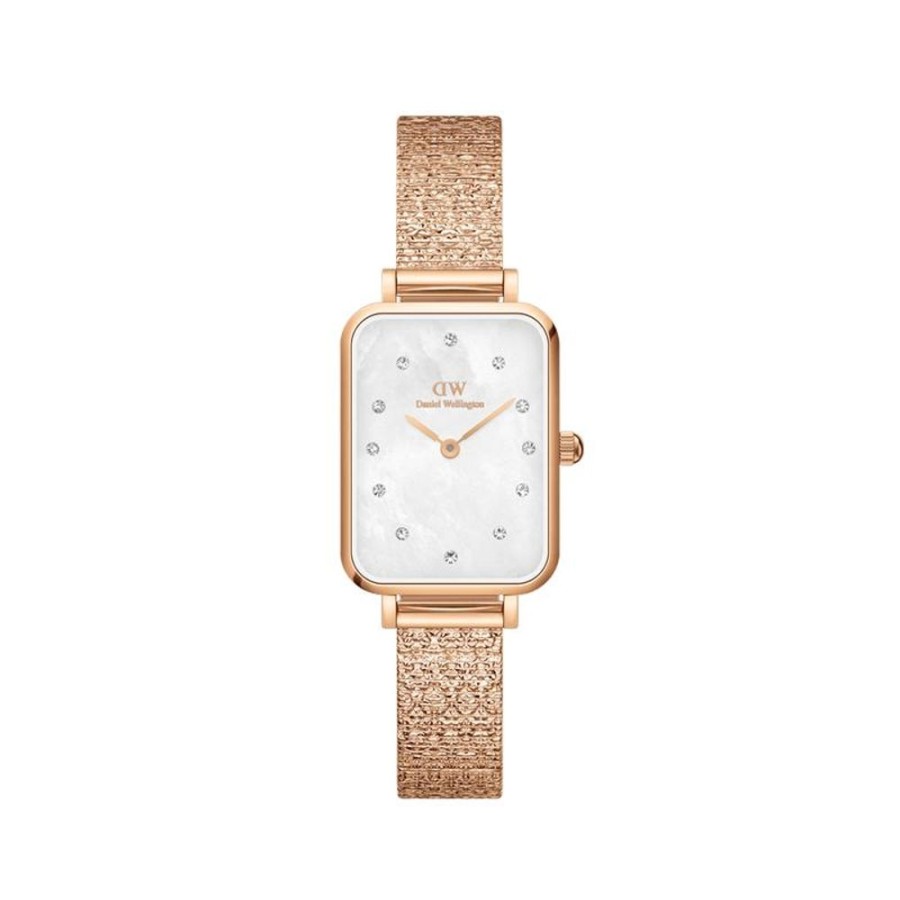 Watches Daniel Wellington | Quadro 20X26Mm Pressed Lumine Mother Of Pearl Watch