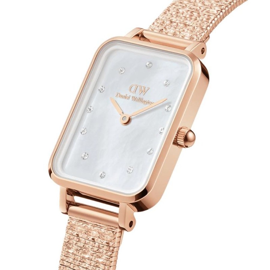 Watches Daniel Wellington | Quadro 20X26Mm Pressed Lumine Mother Of Pearl Watch