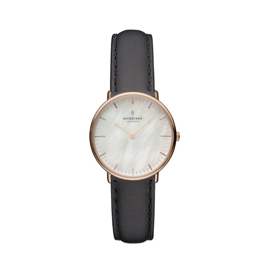 Watches Nordgreen | Native 28Mm Mother Of Pearl Gold Watch