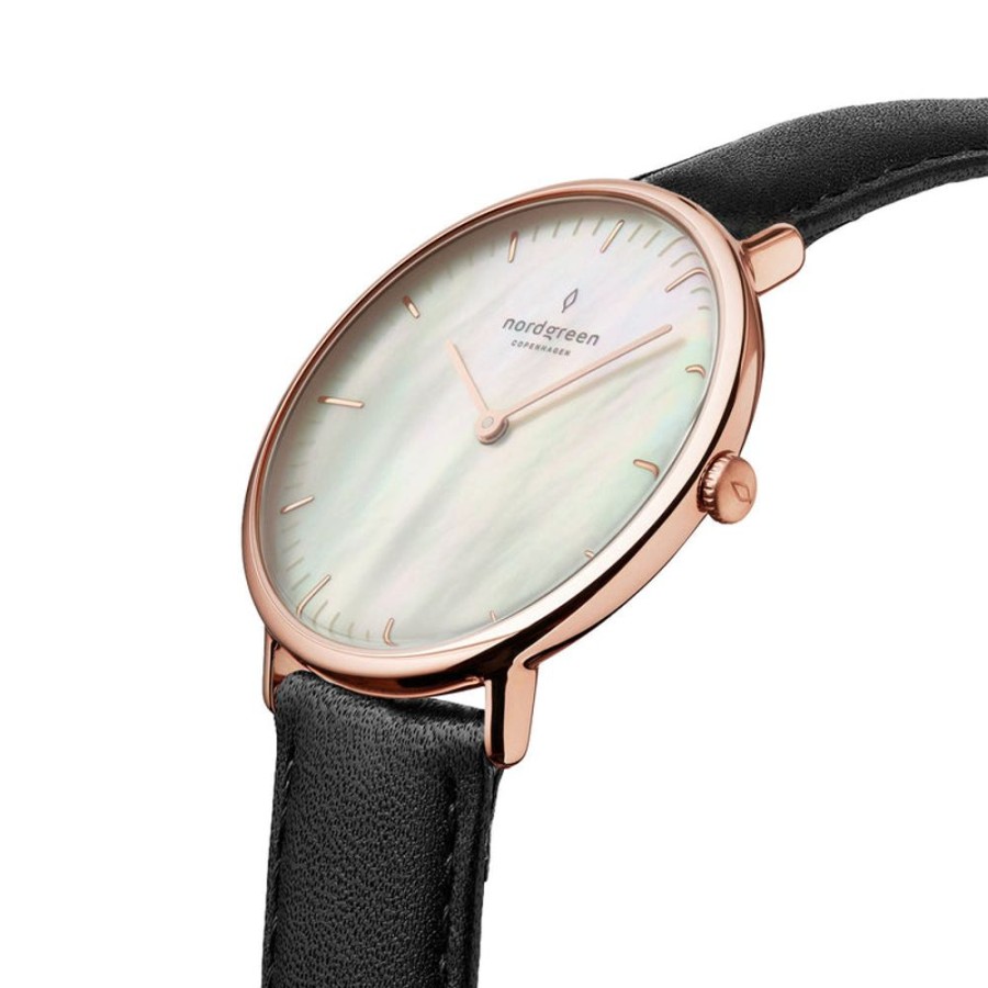 Watches Nordgreen | Native 28Mm Mother Of Pearl Gold Watch