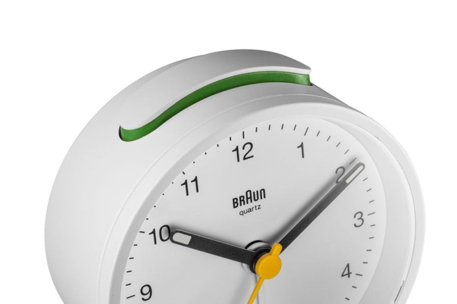 Watches Braun | Classic Analogue Alarm Clock White