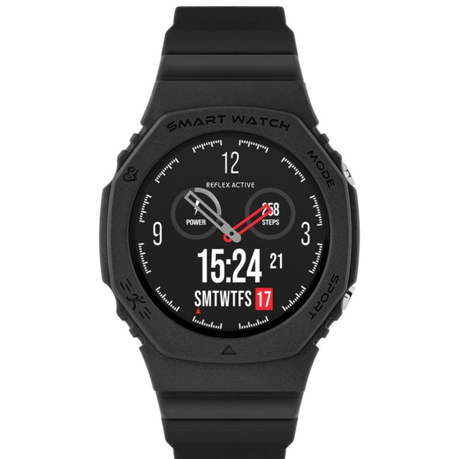 Watches Reflex Active | Series 26 Black Case & Strap Watch