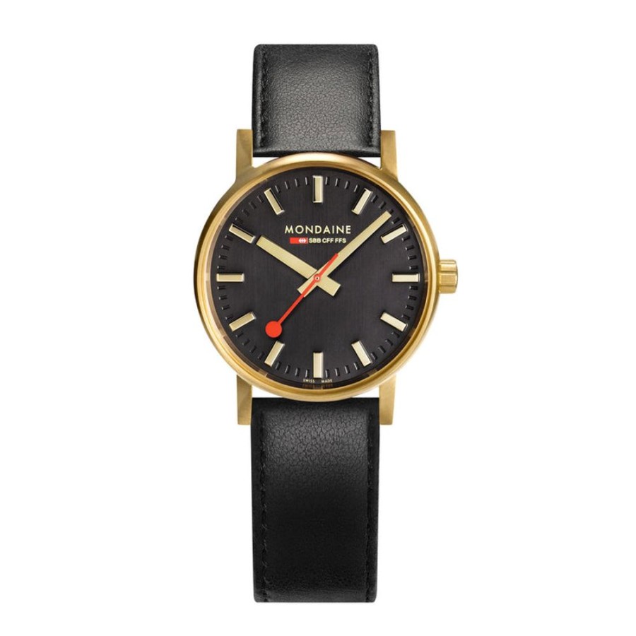 Watches Mondaine | Official Evo2 Golden Stainless Steel Watch