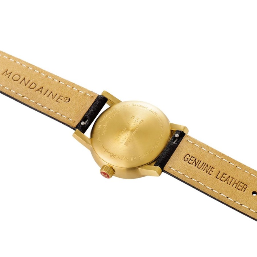 Watches Mondaine | Official Evo2 Golden Stainless Steel Watch