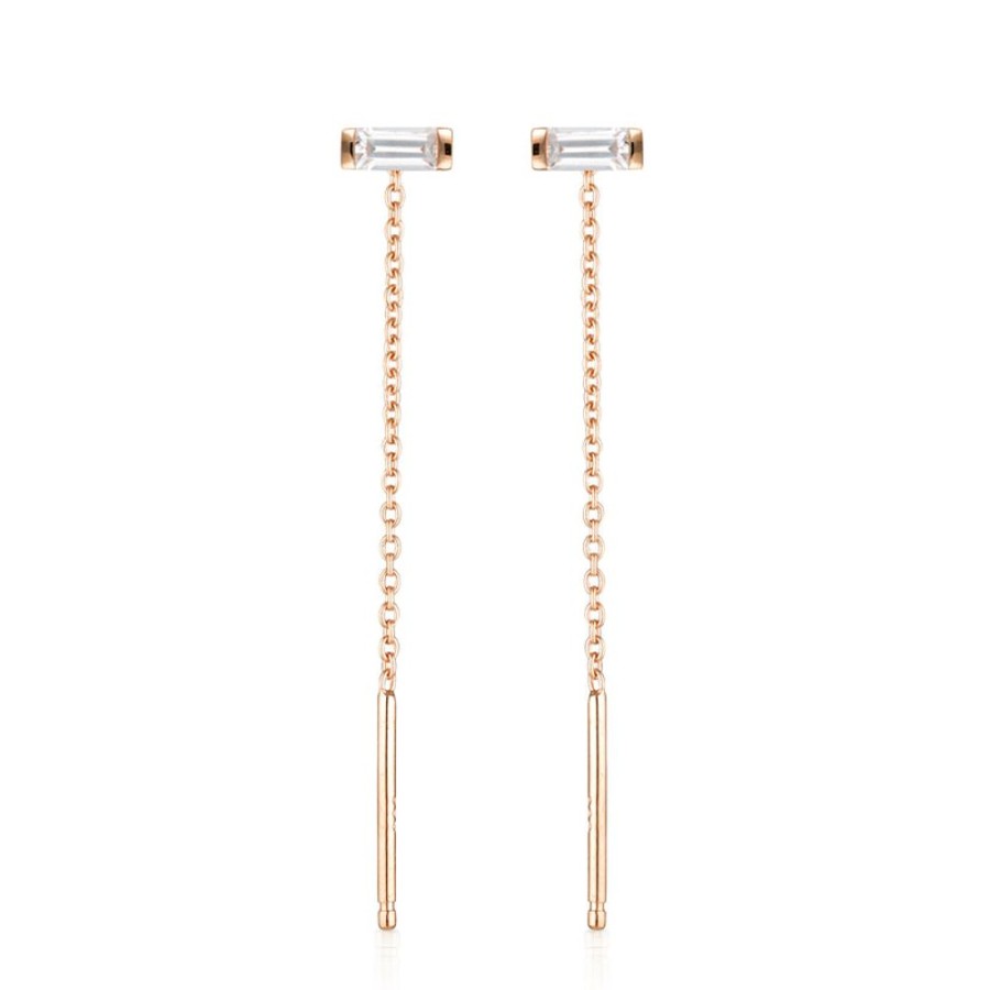 Jewellery Georgini | Georgini The Layered Edit Tatu Earring Rose Gold