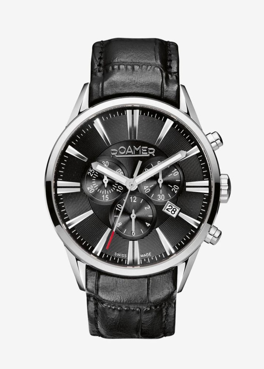 Watches Roamer | Superior Chrono Black Watch