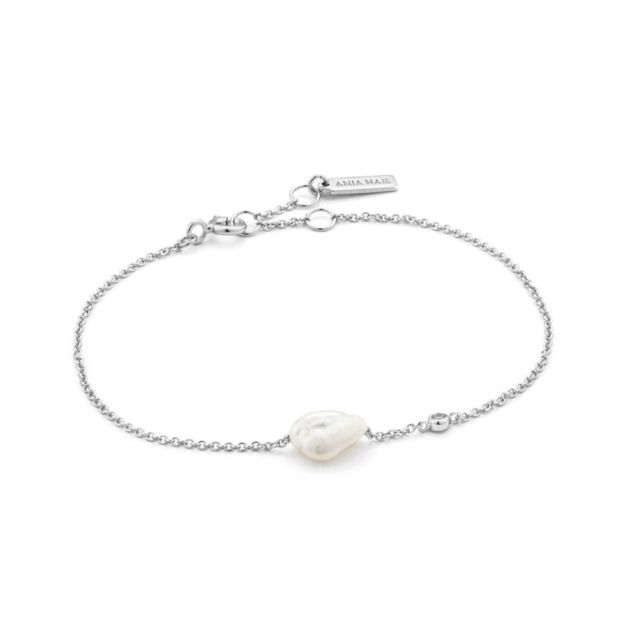 Jewellery Ania Haie | Pearl Bracelet Silver