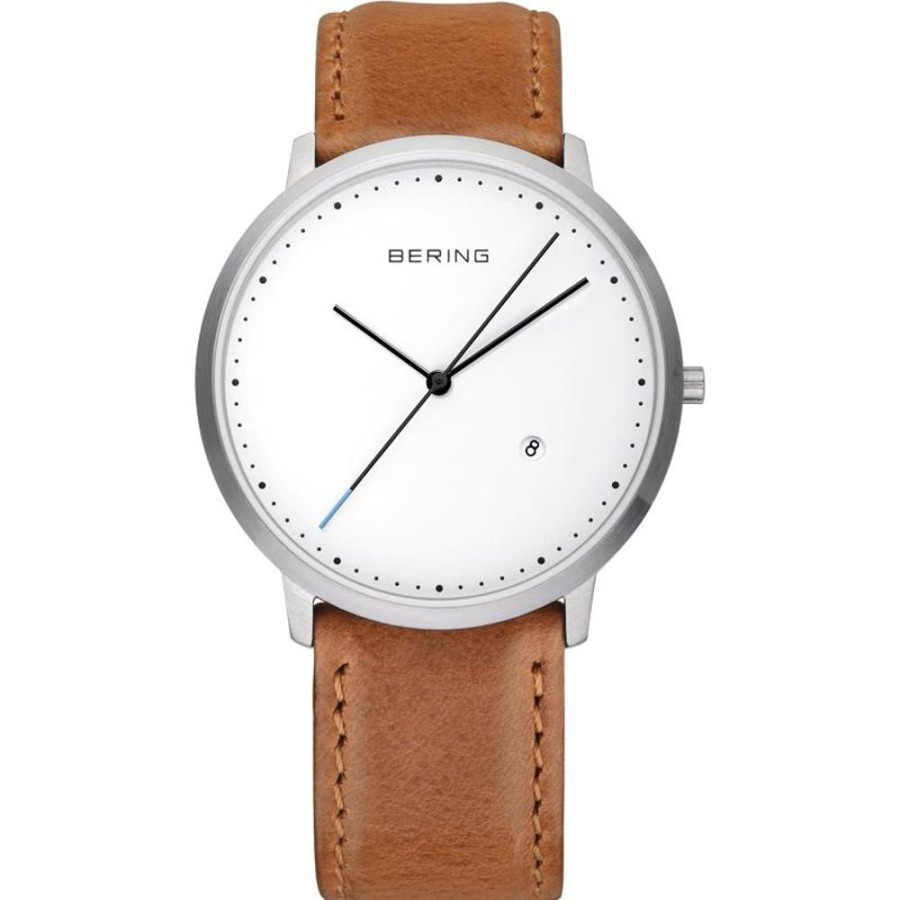 Watches Bering | Classic Minimalist Brown Watch