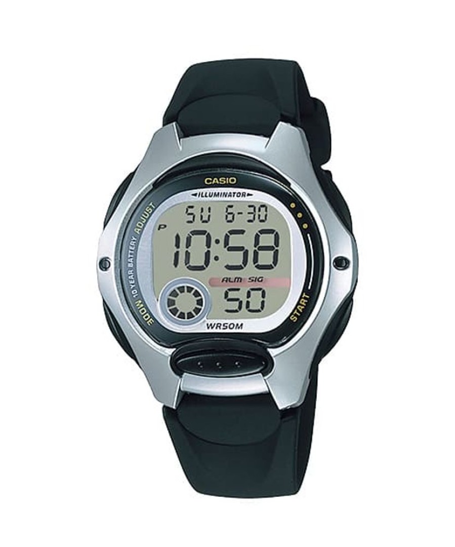 Watches Casio | Digital Black Resin Band Watch