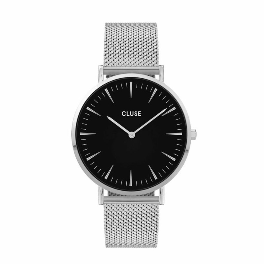 Watches Cluse | Cluse Boho Chic Mesh Silver Watch