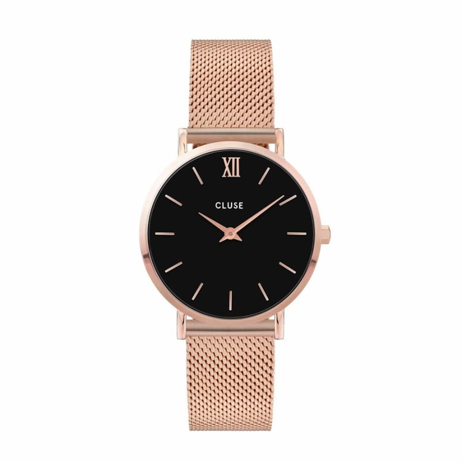 Watches Cluse | Cluse Minuit Rose Gold Watch