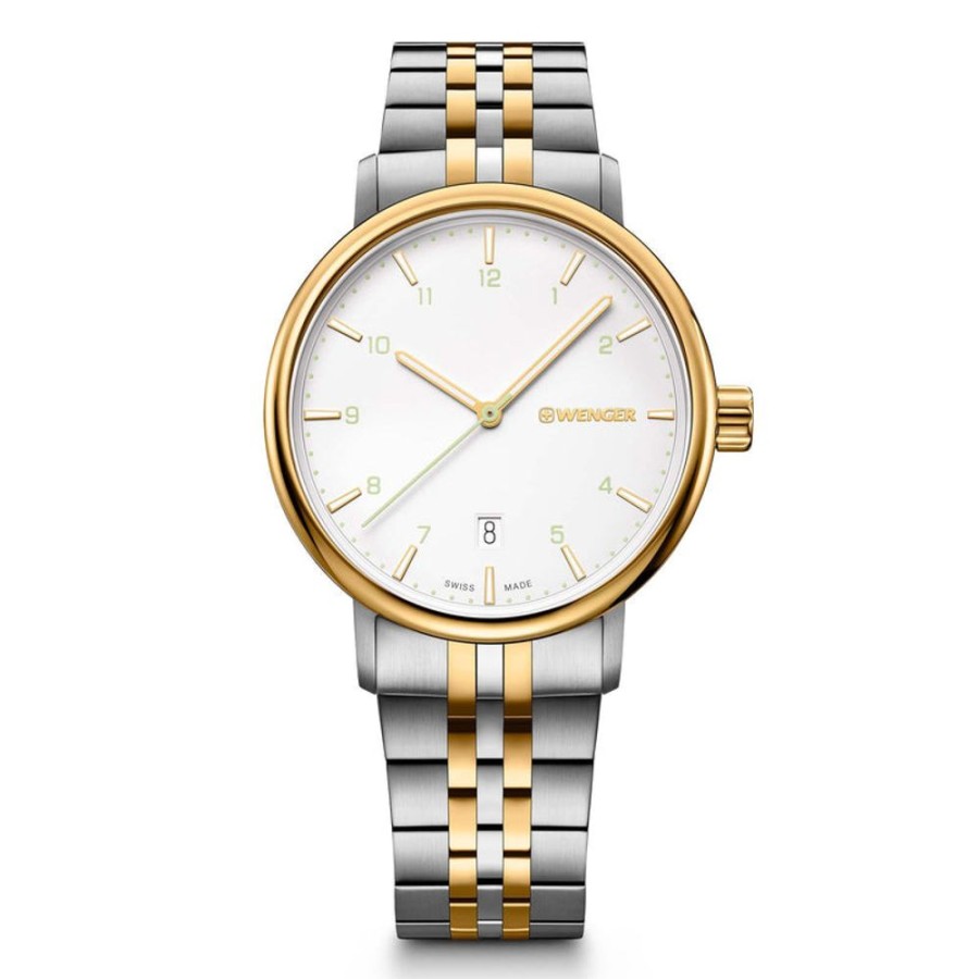 Watches Wenger | Urban Classic White Dial Stainless Steel Watch