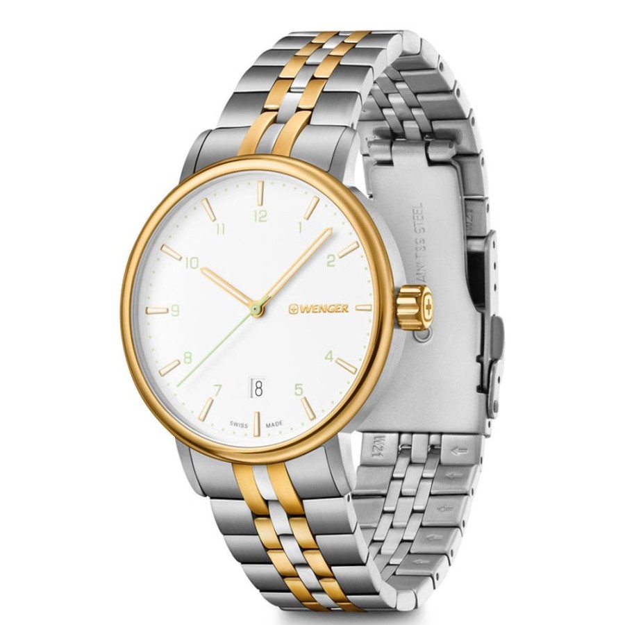 Watches Wenger | Urban Classic White Dial Stainless Steel Watch