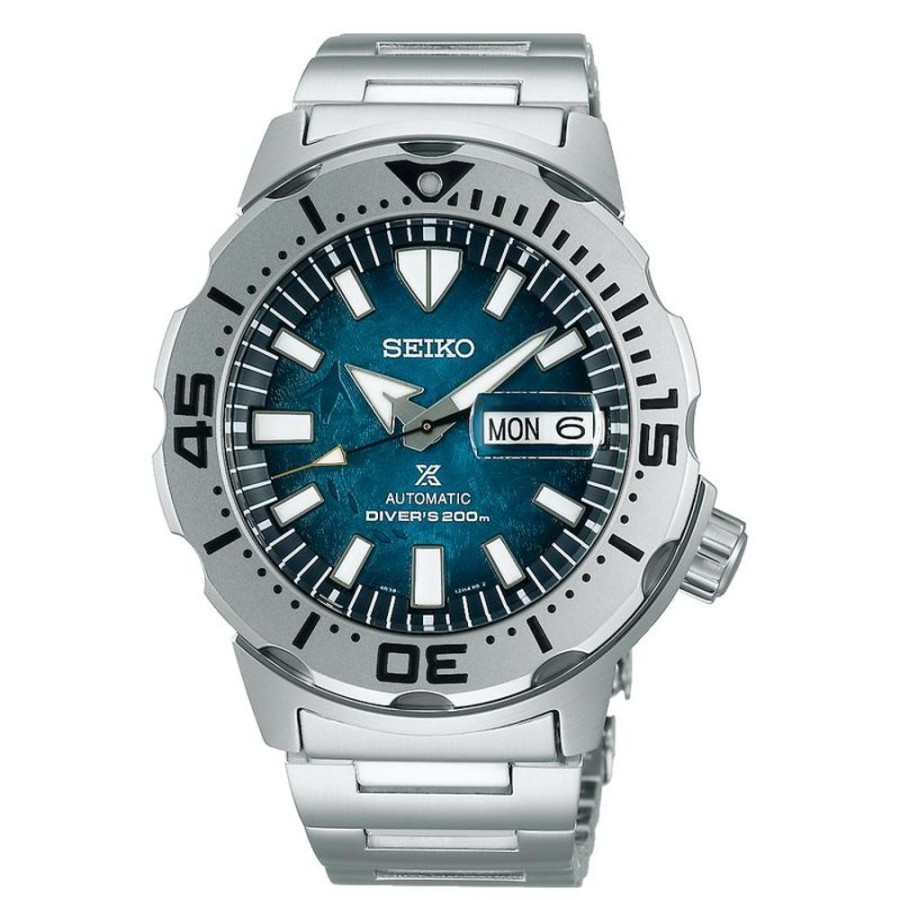 Watches Seiko Prospex | Monster 'Save The Ocean' Special Edition Automatic Divers Watch