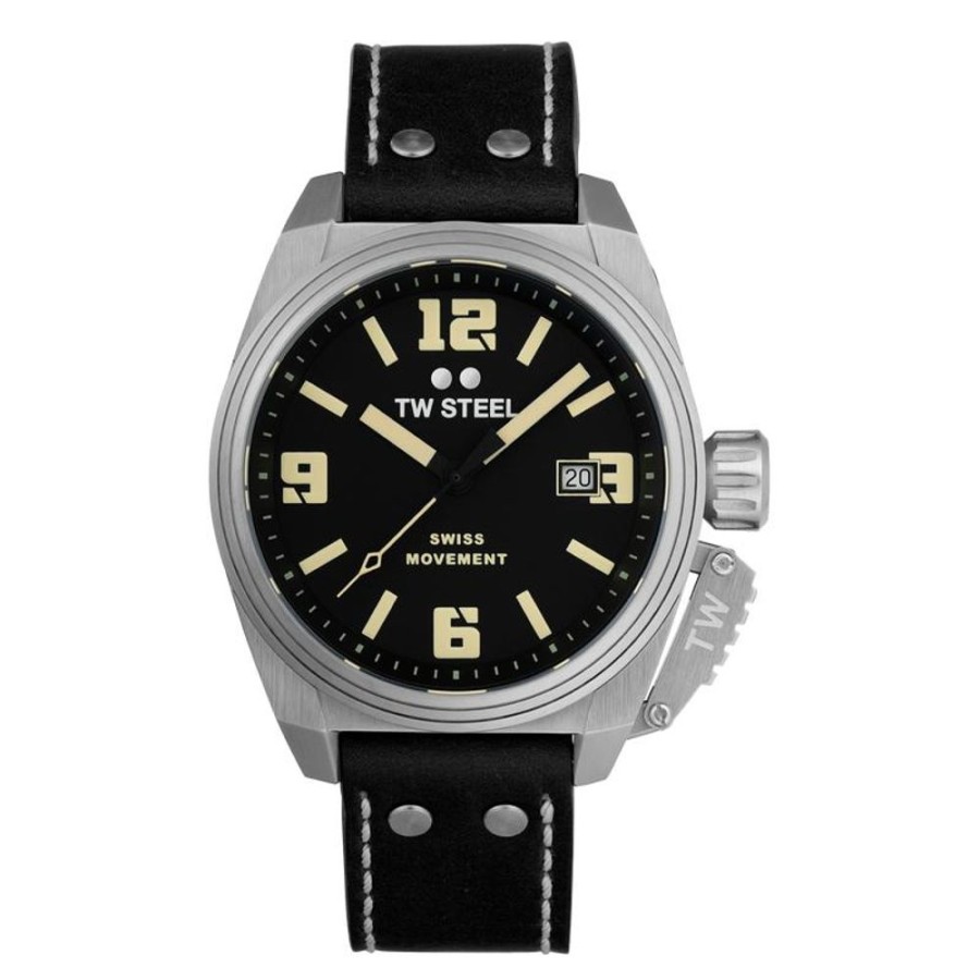 Watches TW Steel | Swiss Canteen Black Dial