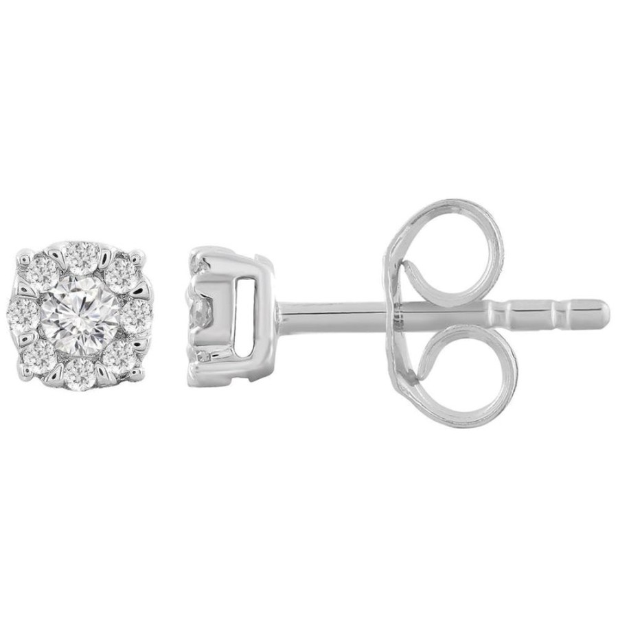 Jewellery Diamonds by WD | Stud Earrings With 0.15Ct Diamonds In 9K