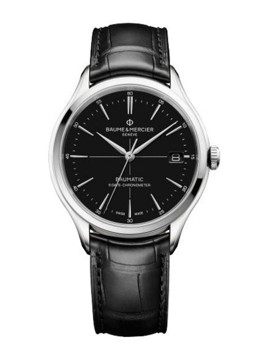 Watches Baume & Mercier | Clifton Black Dial 10692