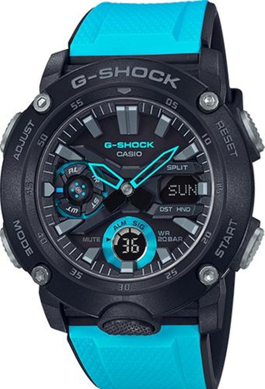 Watches G-Shock | Carbon Core Blue Band Watch