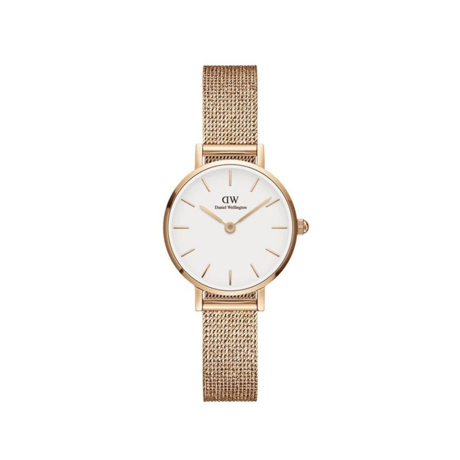 Watches Daniel Wellington | Petite 24Mm Pressed Melrose White Watch