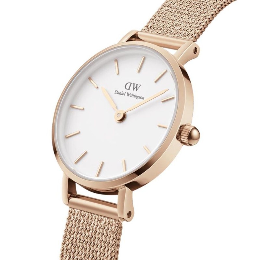 Watches Daniel Wellington | Petite 24Mm Pressed Melrose White Watch