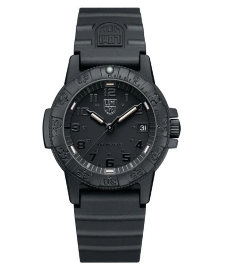 Watches Luminox | Sea Turtle Giant 0300 Series Black Dial