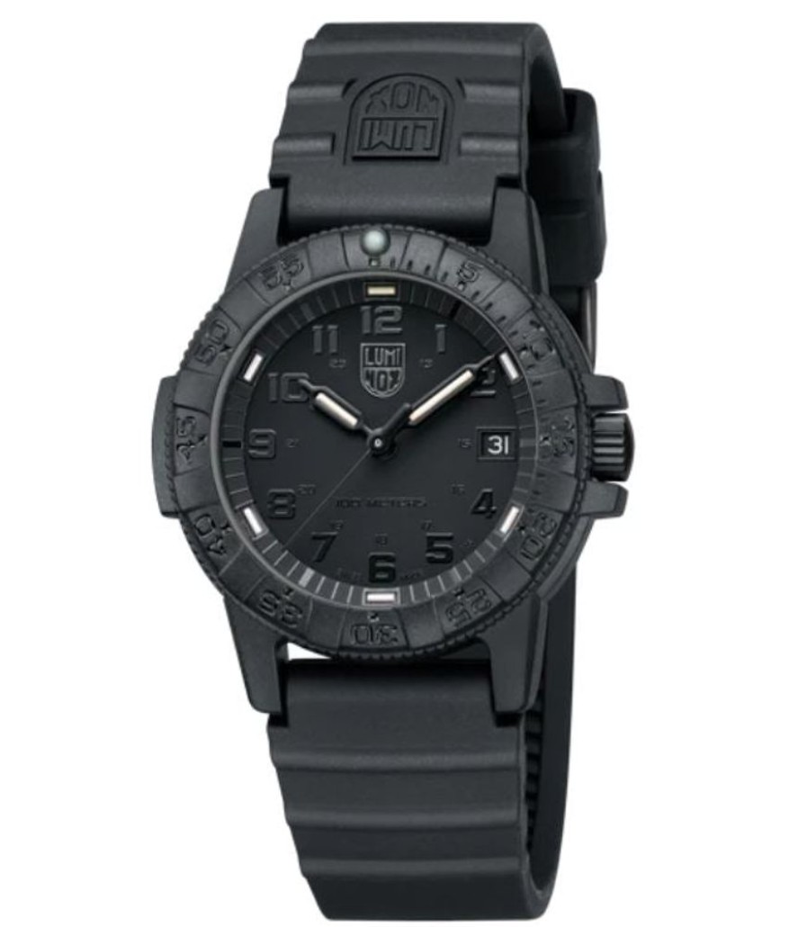 Watches Luminox | Sea Turtle Giant 0300 Series Black Dial