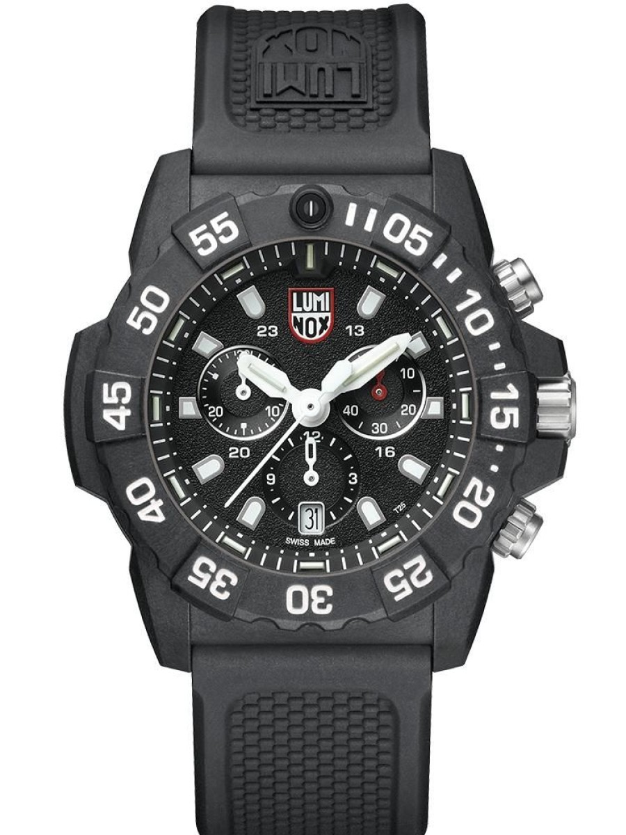 Watches Luminox | Navy Seal Black Chronograph