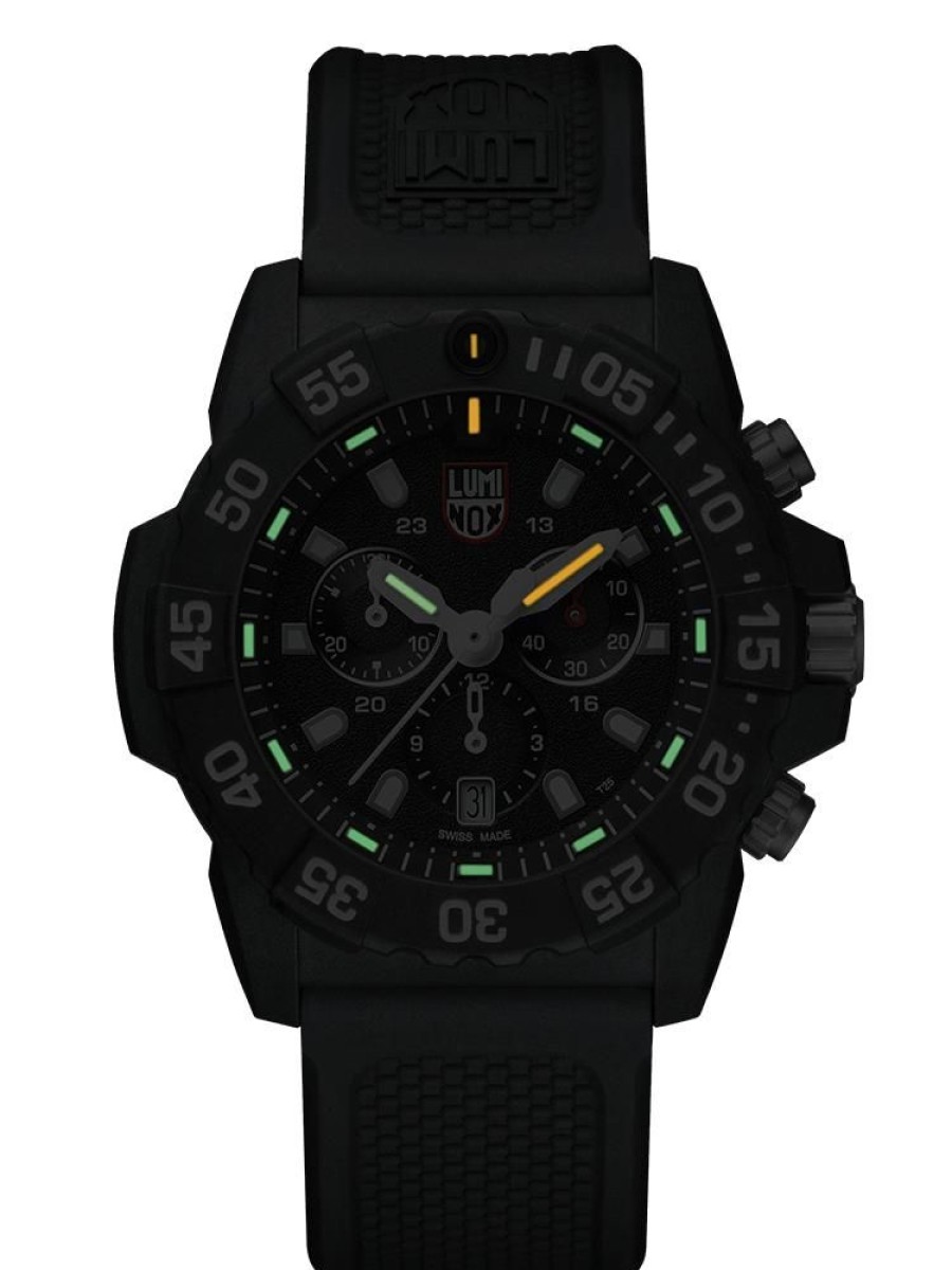 Watches Luminox | Navy Seal Black Chronograph