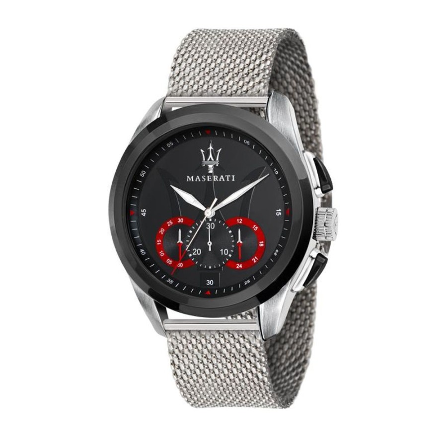 Watches Maserati | Traguardo 45Mm Black Watch