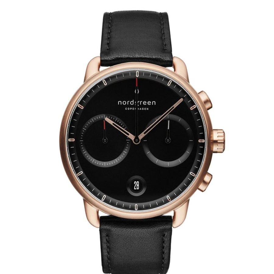 Watches Nordgreen | Pioneer 42Mm Black Watch