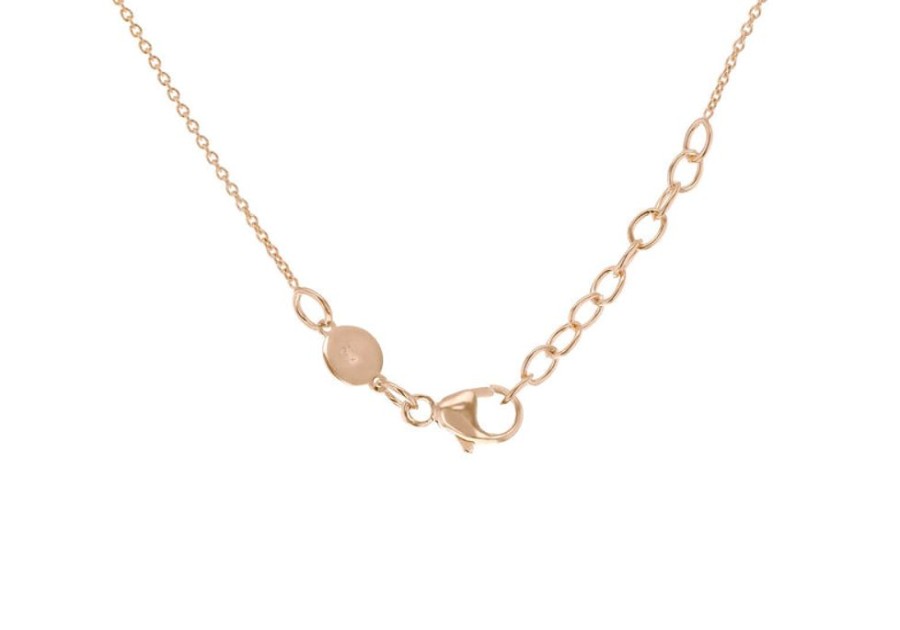 Jewellery Diamonds by WD | 9K Rose Gold Solid 10Mm Disc Adjustable Necklace