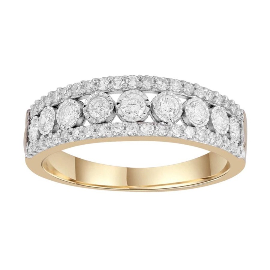 Jewellery Diamonds by WD | Ring With 0.5Ct Diamonds In 9K Gold