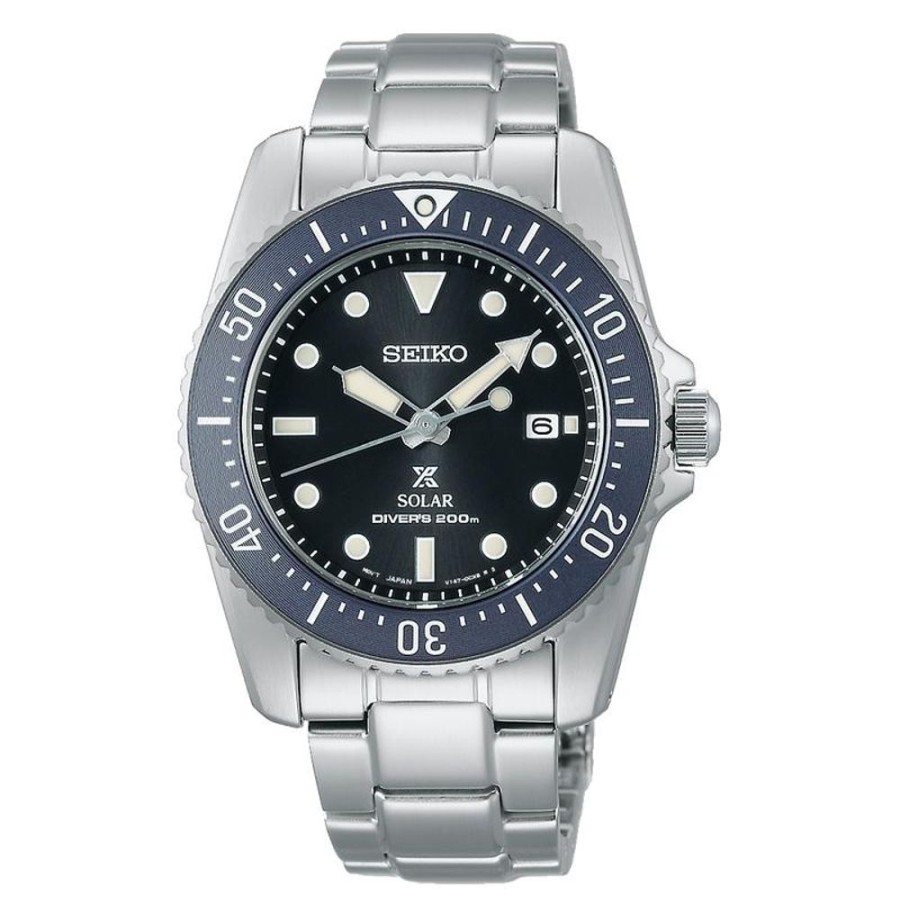 Watches Seiko Prospex | Blue Sports Solar Divers