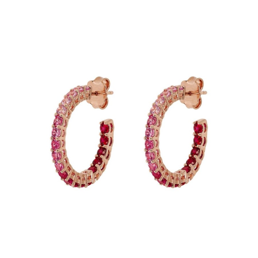 Jewellery Bronzallure | Miss Cubic Zirconia Hoop Studs