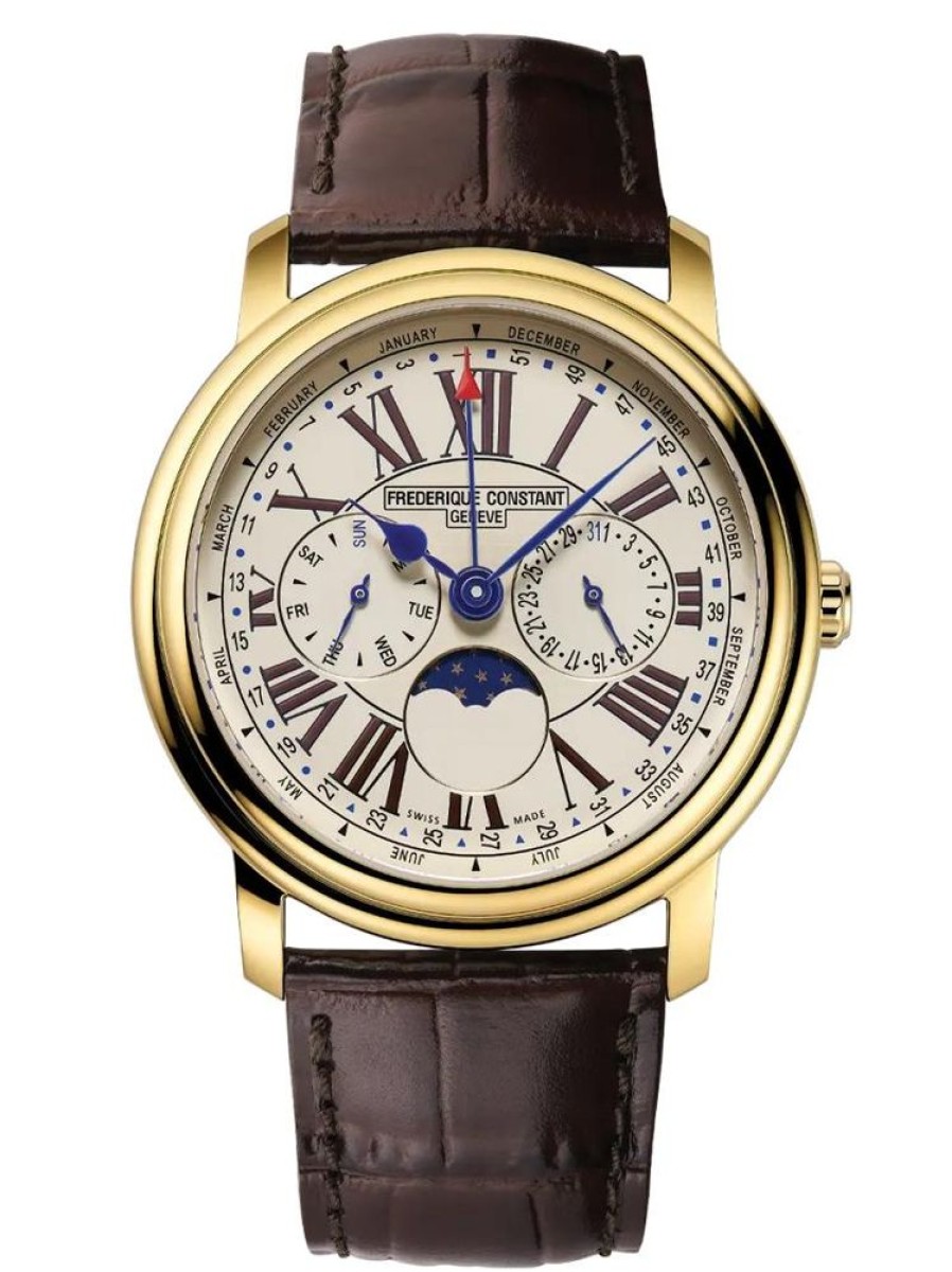 Watches Frederique Constant | Classics Business Timer In Gold