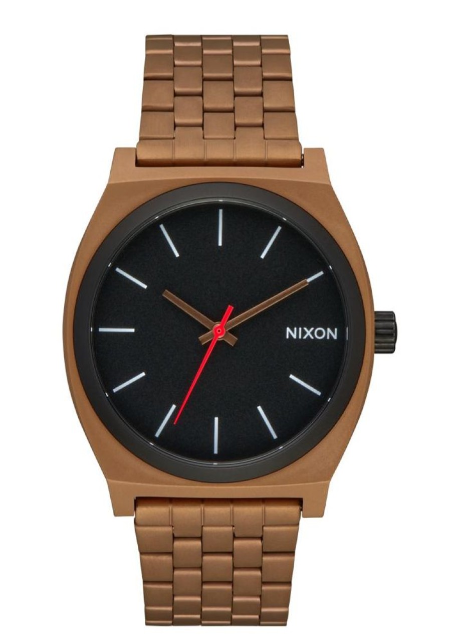 Watches Nixon | Time Teller Stainless Steel Black Dial