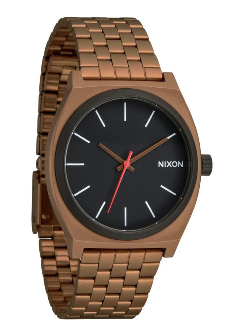 Watches Nixon | Time Teller Stainless Steel Black Dial