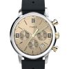 Watches Timex | Marlin 40Mm Leather Cream Dial Watch