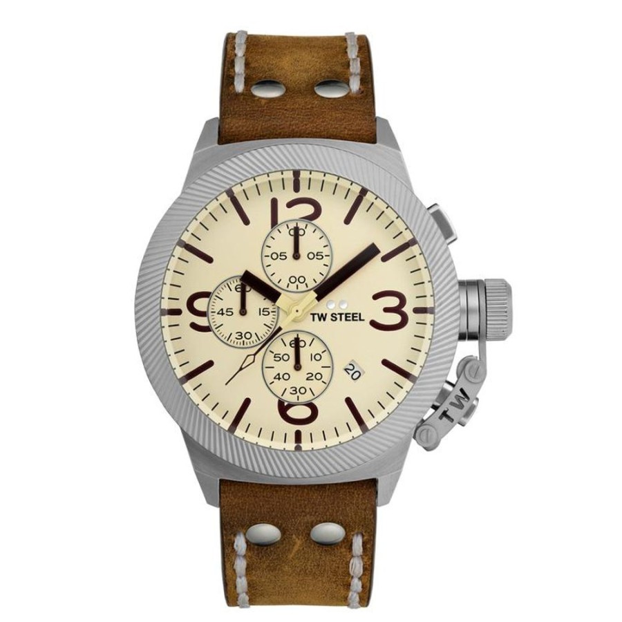 Watches TW Steel | Canteen 45Mm Cream Dial