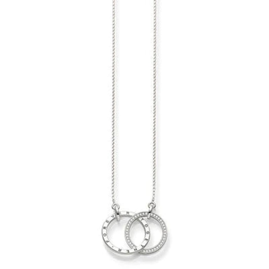 Jewellery Thomas Sabo Jewellery | Thomas Sabo Together Rings Necklace 55-60Cm